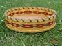 Amish Country Collectible 14" Lazy Susan Basket. Measures 14" X 3" (3 3/4" Including Ball Bearing Base) This Well Made and Attractive Country Basket Features a Convenient Place to Store Your Beauty Products and Know That They Are Only a Spin Away. There Are so Many Practical Uses for This Lazy Susan Basket, It Will Quickly Become One of Your Favorites. Colors May Vary (Brown, Black, Red, Green, Blue, Purple, Burgundy, Natural)