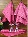 Armani International, Dish-Towel / Kitchen-Towel, European Jacquard Linen-Cotton, French Cranberry