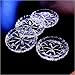 GORHAM CRYSTAL LADY ANNE S/4 COASTERS