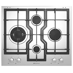 Fratelli Onofrio Gaskochfeld 4-flammig mit Wokbrenner / 60 cm / Edelstahl / 8,3 kW
