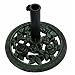 9kg Rose Design Verdi Cast Iron Parasol Base in Green