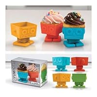 Fred and Friends Yumbots Robot Cupcake Mold