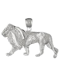 Clevereves 14K White Gold Pendant Lion 7.5 - Gram(s)