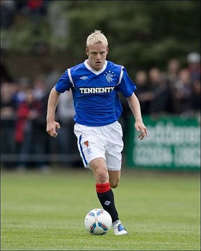 Photographic Prints of Soccer - Rangers v Bayer 04 Leverkusen - Pre Season Friendly - Takko Stadium from Rangers