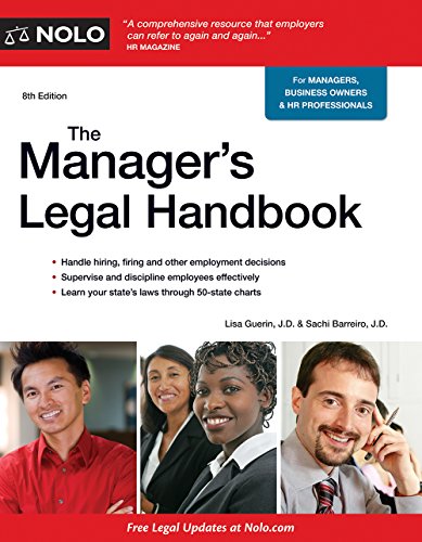 Manager's Legal Handbook,The