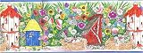 Club Pack of 12 Rolls Birdhouse Flower Garden Wallpaper Border 10.25 #HP70212B