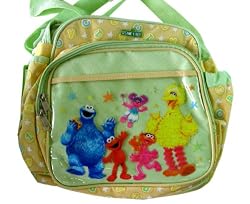 Sesame Street Baby Bag - Small Elmo and Friends Diaper and bottle Bag
