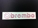 1 X Brembo Racing Decal Sticker (New) Red Size 6.5''x 1.25''