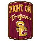 Caseys Distributing 3208571532 USC Trojans Wood Sign
