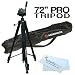 Professional 72" TRIPOD FOR All Canon Sony, Nikon, Samsung, Panasonic, Olympus, Kodak, Fuji, Cameras And Camcorders + BP MicroFiber Cleaning Cloth