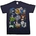 Search : DC ORIGINALS BOXED PRIMARY CHARACTERS Licensed Navy Blue Fine Soft Woven Cotton Tee
