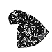 Fashion Lady Women Girl Music Note Printed Chiffon Scarf Shawl Muffler Black Hot