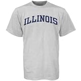 Illinois Fighting Illini Ash Arched Logo T-shirt