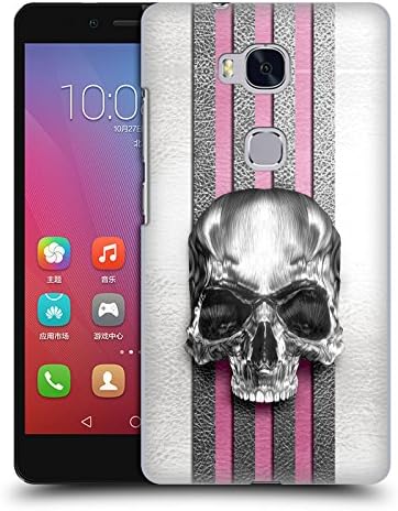 Official Giulio Rossi Silver Skulls Hard Back Case for Huawei Honor 5X / GR5