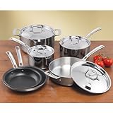 MIU France 10 Piece 5Ply Clad Cookware Set