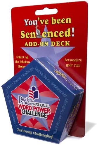 You've Been Sentenced Add-On Deck: Reader's Digest National "Word Power Challenge"