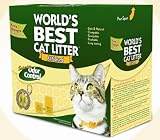 Worlds Best 00631 Cat Litter, Extra Strength, 12-Pound Box