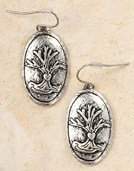 Tree of Life Earrings - Pewter