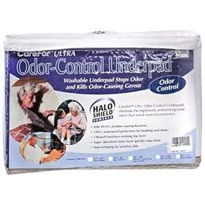 Salk Care-for HaloShield Odor Control Washable Underpad, 36x72 in., 4-Pack