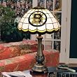 Boston Bruins Desk Lamp - Tiffany Style NHL Hockey Fan Shop Sports Team Merchandise