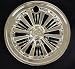 (4) 8 Chrome Wheel Covers Golf Cart EZ-GO, Club Car