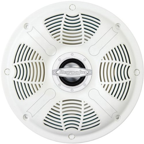 Bazooka MAC6502W 6.5-Inch Marine Coaxial Speaker (White)