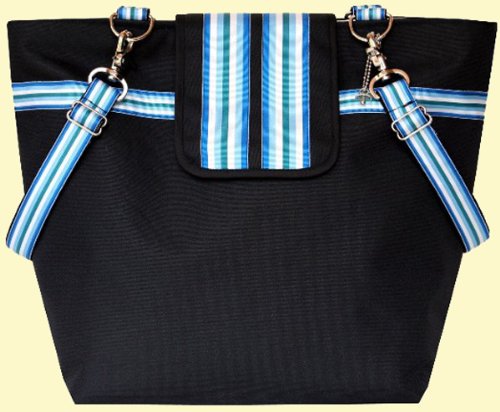 Reese Li Cambridge Black Diaper Bag