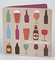 Beers Dad Birthday Card