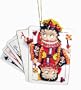Betty Boop Queen of Hearts Playing Cards Christmas Ornament #BB0250