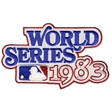 1983 World Series MLB Baseball Jersey Sleeve Patch - Baltimore Orioles over the Philadelphia Phillie