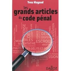 Les grands articles du code p�nal