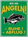 BIN AM ANGELN FUNSCHILD ALU SPAß GEIL R356