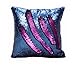 Idea up Reversible Sequins Mermaid Pillow Cases 4040cm with Magic Mermaid Sequin (Purple and Blue)