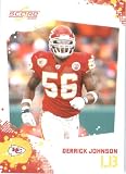 Derrick Johnson - Kansas City Chiefs - 2010 Score Football Card - NFL Trading Card in Screwdown Case