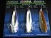 LOT of 3 Salmon Fishing LURE Trolling Laser Spoon 3.75