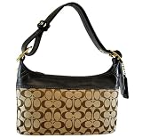 Coach Khaki Black Bleeker Shoulder Bag 11444BKHKL