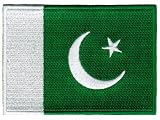 Pakistan Flag Embroidered Patch Pakistani Iron-On National Emblem