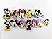 12 (Mickey Minnie Mouse Donald Duck)shoe Charms Fits Croc Shoes & Bracelet Wristband