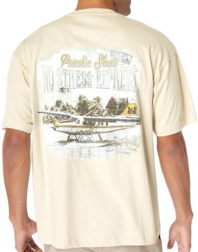 Paradise Shores No Stress Express T-Shirt X-Large Bone beige