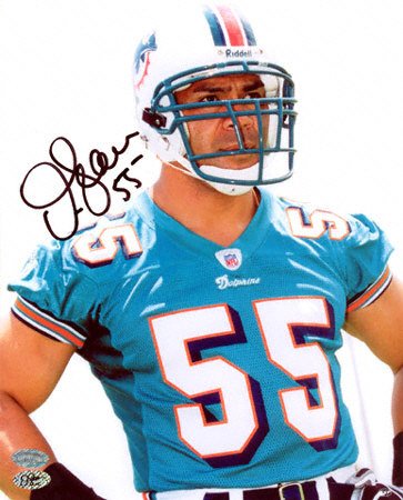 Junior Seau Miami Dolphins Autographed Photograph
