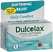 Dulcolax Stool Softener, 100 mg, Liquid Gels, Value Pack, 100 liquid gels