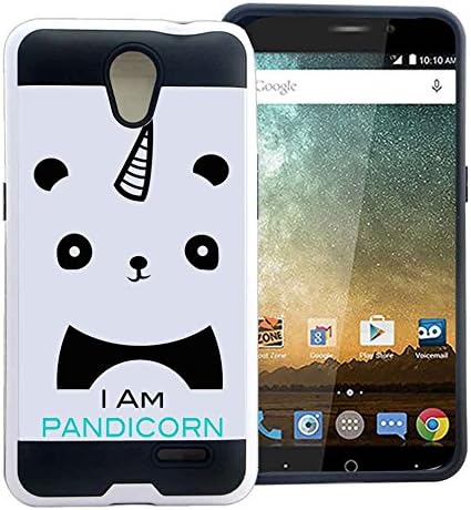 ZTE Prestige N9132 Case Cover Pandicorn Panda Unicorn Meme Funny by NPCase Hybrid Unique Design Combo Case With Armor Defender Protection Dust Shock Proof Fits ZTE Prestige N9132 / Avid Plus Z828