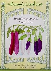 Renee's Eggplants Asian Trio Seeds 35 Seeds