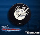 Brad Richards Autographed/Hand Signed Tampa Bay Lightning Hockey Puck