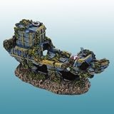 Penn-Plax Pirate Treasure Ship Small