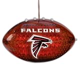 4" NFL Atlanta Falcons LED Light-Up Football Christmas Ornament