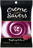 Crème Savers Hard Candy Raspberries & Crème, 6-Ounce Bags (Pack of 12)