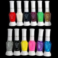 12 Farben Fine-Liner Nagellack Nail Polish 2 Wege Stift