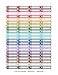 Monthly Planner Stickers Rainbow Pushpin Stickers Planner Labels Compatible with Erin Condren Vertical Life Planner