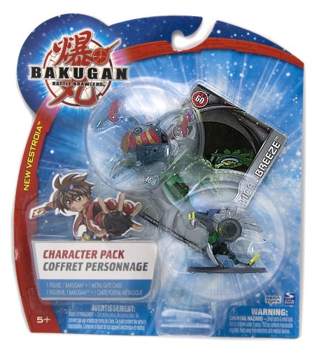Bakugan Battle Brawlers New Vestroia Series Character Pack (Total Breeze) -  NOT Randomly Picked, Sold As Shown In The Picture! (C51827)